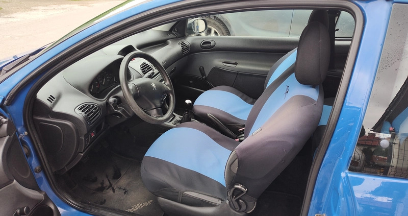 Peugeot 206 cena 6000 przebieg: 118000, rok produkcji 2006 z Łańcut małe 106